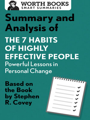cover image of Summary and Analysis of 7 Habits of Highly Effective People